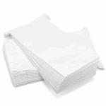 Plain White Paper Car Barf Bags Airplane Sick Bag 80gsm