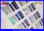 Adhesive Peptide Pharmaceutical Packaging 15ml Bottle Labels Silver Foil Color