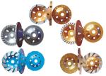 30# 4 Inch Metal Grinding Disc / Diamond Polishing Pads For Terrazzo Grinding /