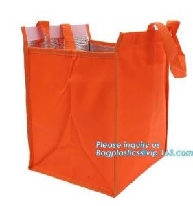 Wholesale aluminum foil thermal insulation cube lunch bulk cooler bag for cans,Promotional Good Quality Thermal Insulation freeze from china suppliers