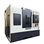 High Quality Metal slant bed cnc lathe machine With Living Turret