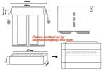 Car Carpet Masking Perforated Adhesive Film, Auto used plastic masking film