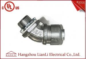 Wholesale 3/4 Flexible Conduit Fittings / Insulated Flexible Duct Connector , UL Certification from china suppliers