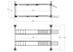 Four Wheel Alignment 4 Post Hydraulic Garage Car Lift Capacity 4000Kgs