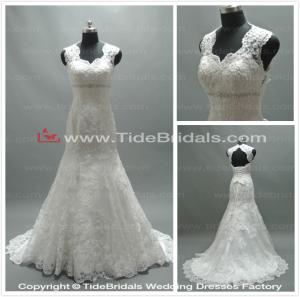 Wholesale NEW! Mermaid Sweetheart Appliques Lace Chapel Train Wedding Dress #AS2662 from china suppliers