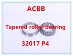 32017 P4 Tapered Roller Bearing 2500RPM-3000RPM