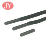 Jiayang aglet Debossed logo matte black color tube shape ABS plastic tipping