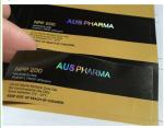 CMYK Holographic Laser PET vial Vial Labels