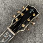 Custom 43 Inch Jumbo Gibson Style SJ200 Cutaway Solid KOA Wood Acoustic Guitar