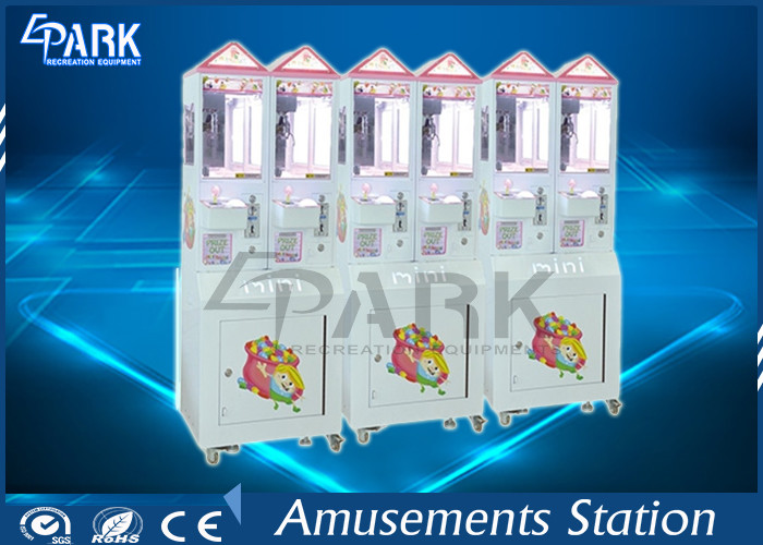Different Color Mini Toy Crane Machine / Grab Toy Machine CE Certificated