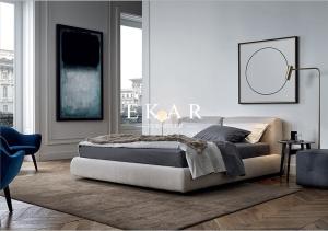Wholesale Wooden Bed Frames Embedded Double Bed Designs in Wood from china suppliers