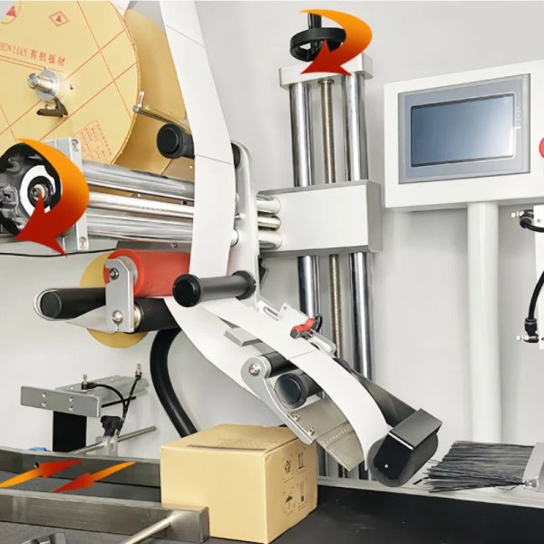 220V Automatic Labeling Machine Box / Bag Automatic Labeling Equipment