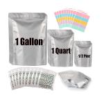 Heat Resistant 7.4 Mil Aluminum Foil Mylar Bags Airtight Fresh Save Vacuum