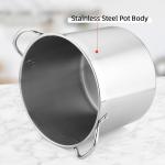 Good Selling Silver Large Capacity Cookware Stew Pots Cooker SS 304 Cooking Pots