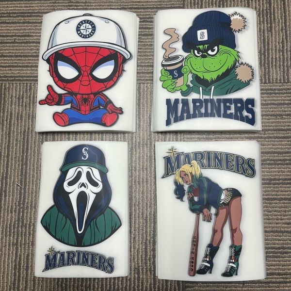 Machine Washable High Stretch Customizable Designs DTF Transfers Heat Transfer Stickers for Apparel Branding