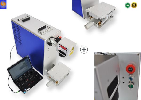High Speed 20W Flaser Marking And Engraving Machine For Metal / Non Metal