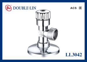Wholesale Polished Chromed Plated 1/2&quot; x 3/8&quot; Brass Angle Valves from china suppliers