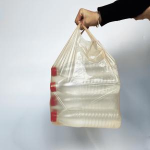 Wholesale Custom Poly Plastic HDPE T Shirt Style Plastic Bags For Food Vegetables Packaging from china suppliers