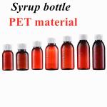 3oz 4oz 5oz Pet Empty Cough Syrup bottle oral Liquid suspension powder Plastic