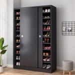 Simple Modern Multi-Layer Large Capacity Household Doorway Wooden Sliding Door