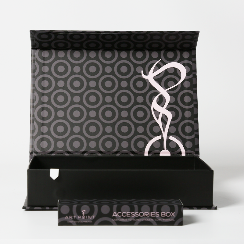 Foldable Magnetic Gift Box For Perfume Custom Logo Packaging Boxes Sponge Insert