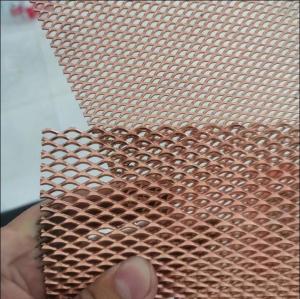 Wholesale Low Resistance 99.96% Pure Copper Expanded Mesh For Battery from china suppliers
