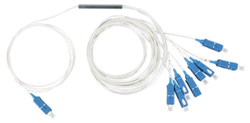 1x8 PLC Splitter With Connectors