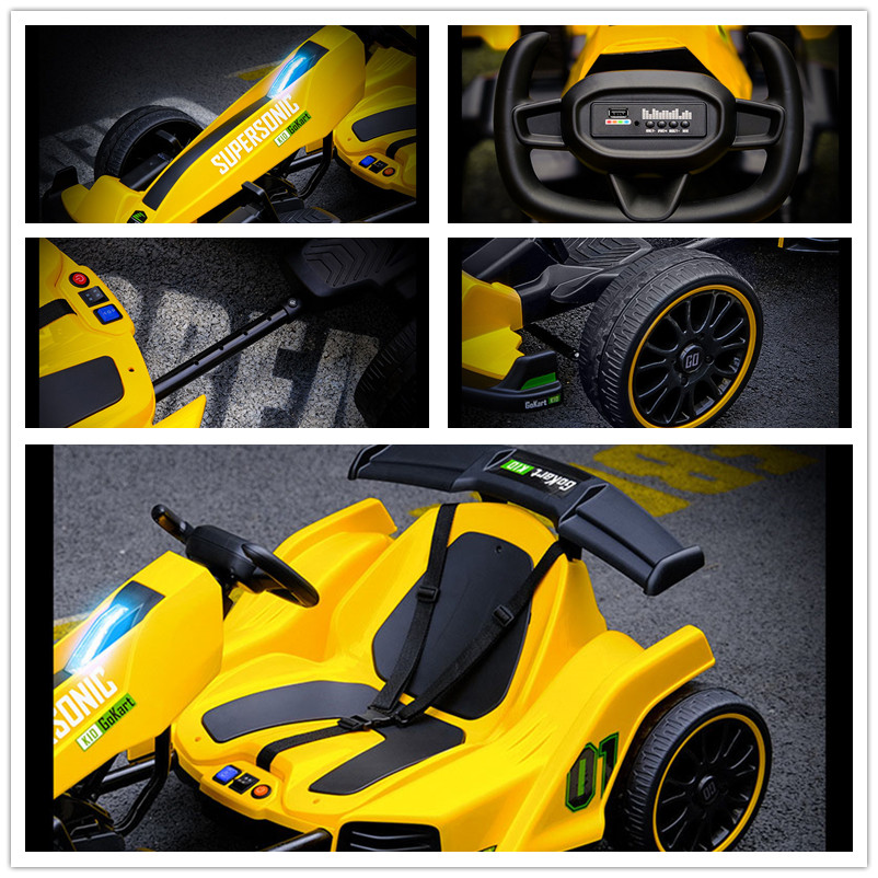s Best Children's Remote Control Ride On 12V Electric Go-Kart Car with and Battery