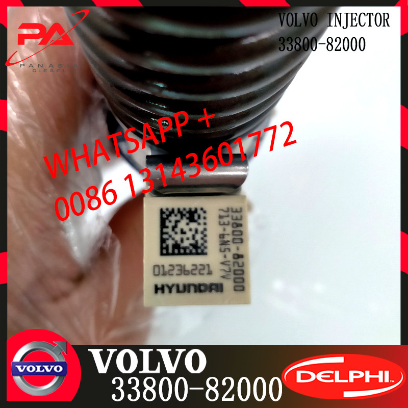 33800-82000 V-O-L-V Diesel Injector XKBH-01352 R520LCH BEBE4D19001 63229465 12L