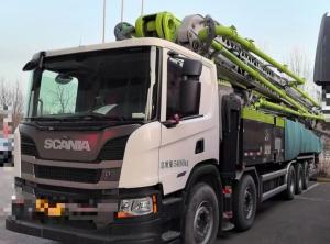Wholesale Rise Building Concrete Pump Truck 67 Meters Total Weight 54080kgs Structure Cylinder Type from china suppliers