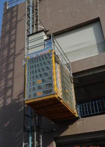 Wholesale Rack Pinion Type Building Site Hoist 3 Doors With Sandblasting / Painted Finishing from china suppliers