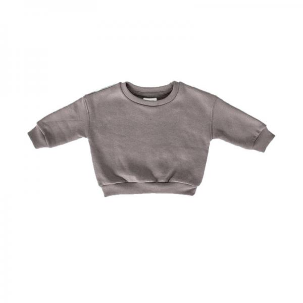 Custom Fleeced Cotton Crew Neck Pullover Sweatsuit 2PCS For Mommy And Me