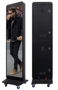 Wholesale Iron Shell Smart LED Poster Screen 640*1600 P4 Outdoor 3840hz from china suppliers