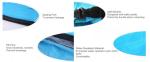 Outdoor Neon Waterproof Ripstop Nylon 260x70cm Mountain Sleeping Bags Beach