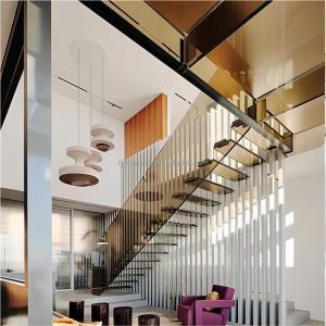 Wholesale Supermarket Laminated Safety Glass Spiral Staircase Handrail for Indoor Decoration from china suppliers