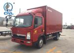 4x2 Van Cargo Truck 3 Ton Mini Howo Light Duty Commercial Trucks Fence Lorry