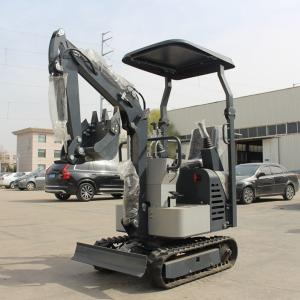 Wholesale Mini Digger Excavator 1 Ton Mini Excavator Cast Iron 50KG Counterweight &amp; Bucket from china suppliers