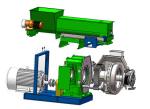 Biomass Wood Pellet Mill Machine 420 Ring Die Wood Sawdust Press
