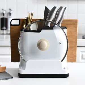 Wholesale Plastic Multifunctional Kitchen Tableware Knife and Spoon Storage Rack from china suppliers