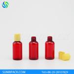 4oz Red PET bottles, 4oz Red Plastic bottles, 60ml Plastic bottles, 3oz PET