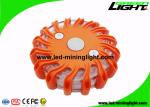 Magnetic Amber Roadside Emergency Warning Lights , Led Roadside Flares