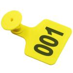 Animal Plastic TPU Livestock Ear Tags Goat 74mm Farm Pig