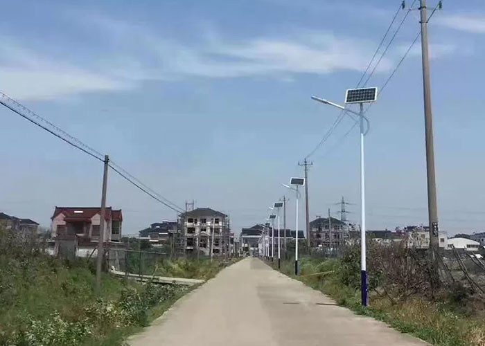 20w 25W Outdoor LED Solar Street Lights 40AH - 100AH Automatic On