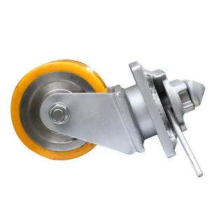 Wholesale 200mm Swivel Shipping Container Wheel Casters PU Castors from china suppliers
