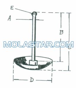 Wholesale Molastar Stainless Steel Marine Mushroom Anchor Plough Anchor Easy Handling Steel Anchor For Marine from china suppliers