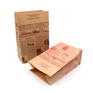 Wholesale Food Grade Kraft Paper Packaging Bags With Matt Lamination Finishing Tech from china suppliers