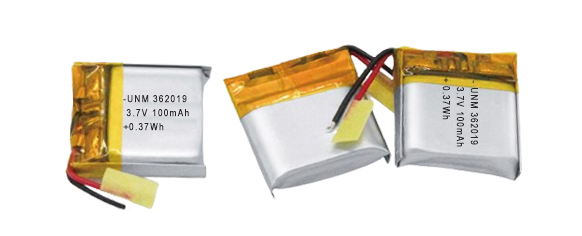 3.7V 100mAh Small Lithium Polymer Battery 362019 For Wireless Headset