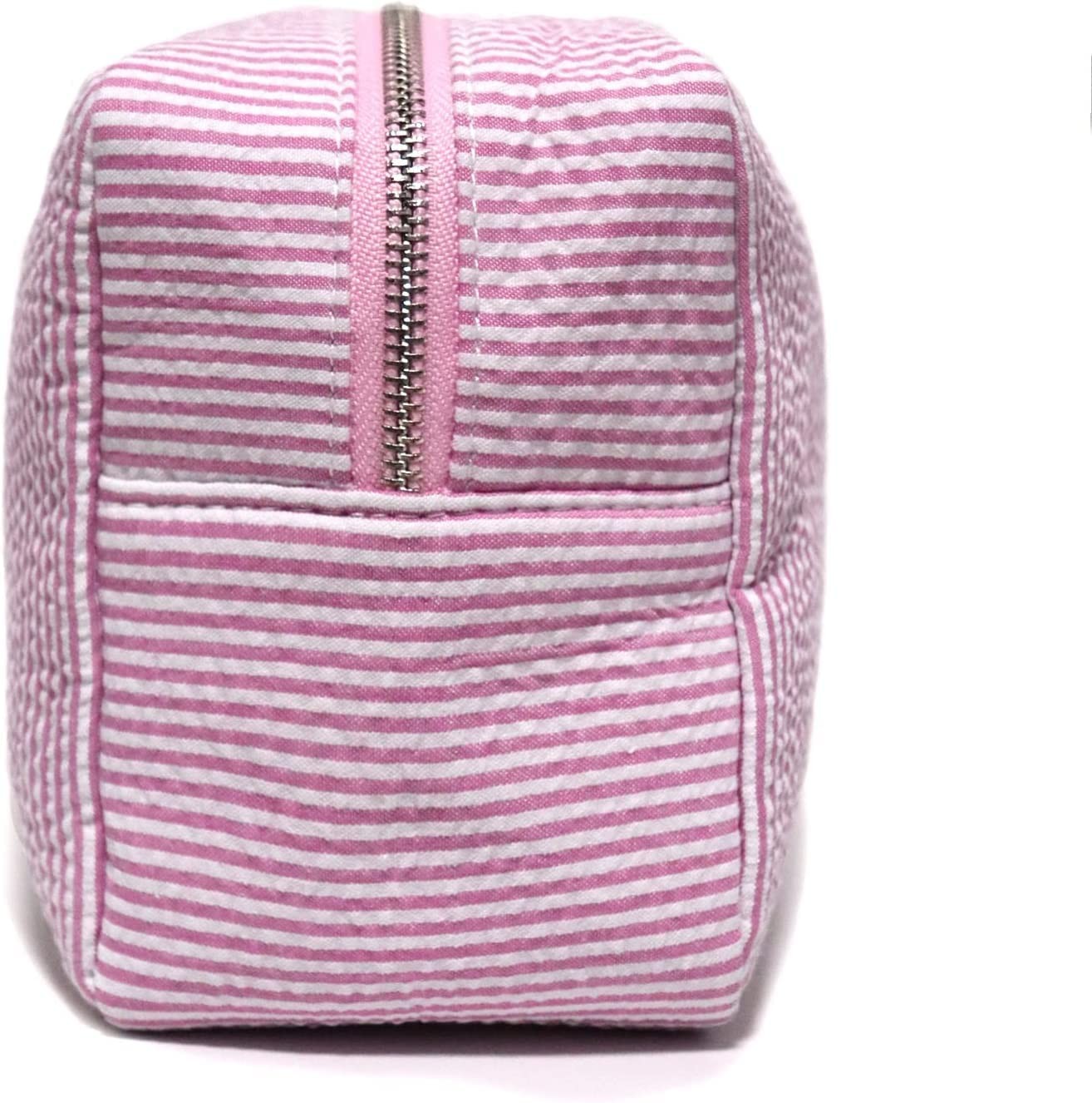 lightweight durable handle design Cosmetic Bag Travel Pouch - Large Makeup Organizer Bag Zipper Purse Toiletry Bag