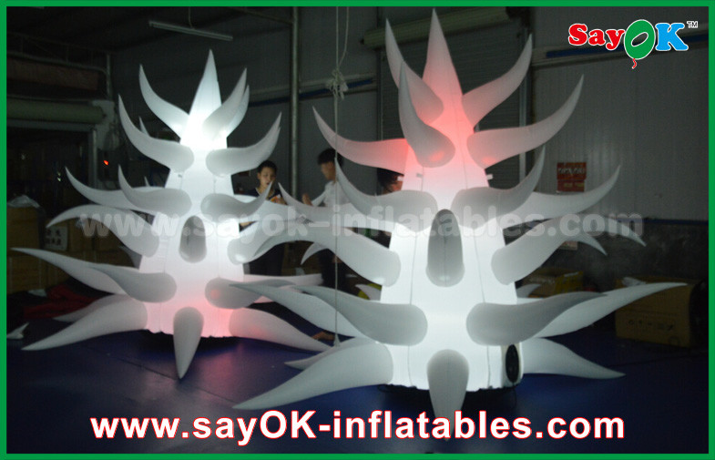 3mh Colorful 190T Oxford Cloth Inflatable Flower / Tree For Party Or Event