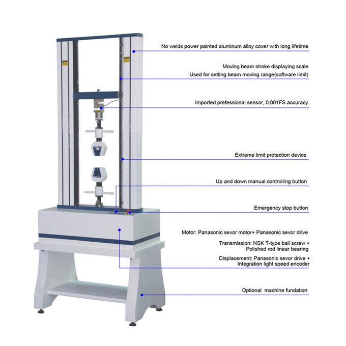 Tensile Testing Machine Electronic Computer Pull Series Wire And Cable Elongation Tester